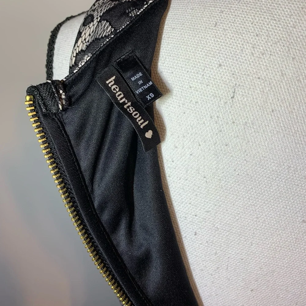 Heart Soul Black Lace Overlay Dress - Picture 8 of 9